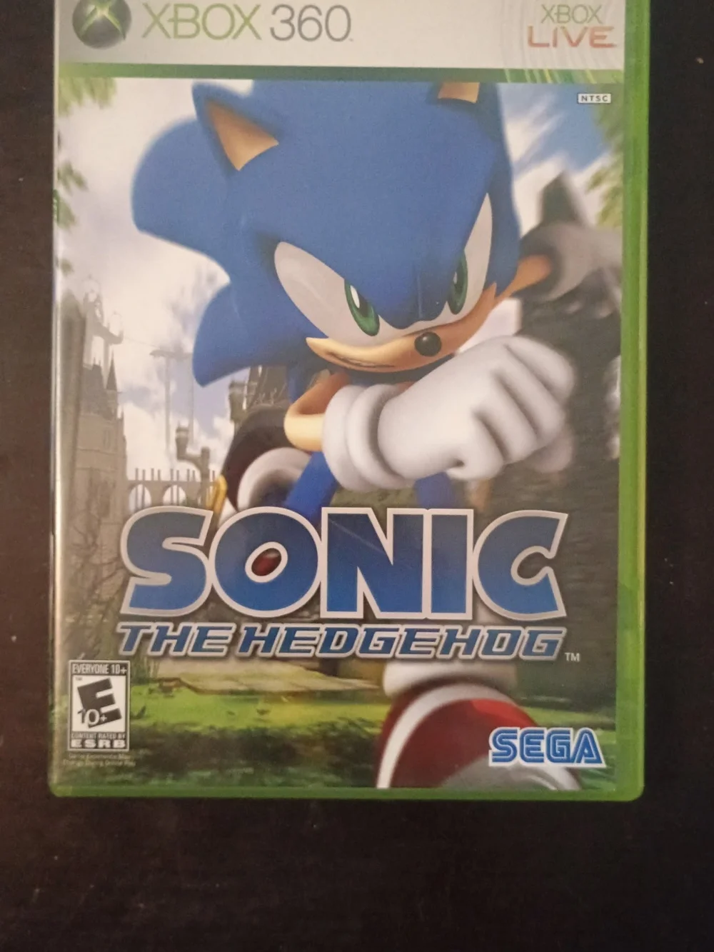 Sonic the Hedgehog Xbox 360 Game - Blue
